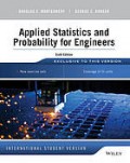 Applied Statistic and Probability for Engineers