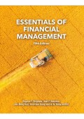 Essentials of Financial Management